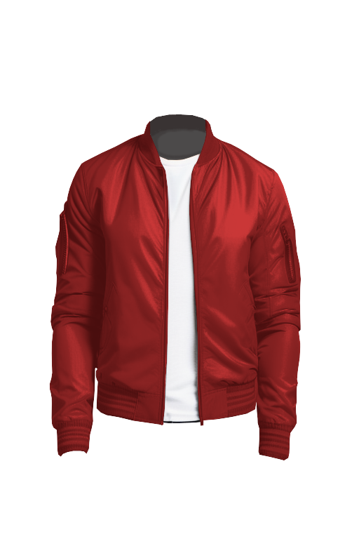 Blouson léger rouge